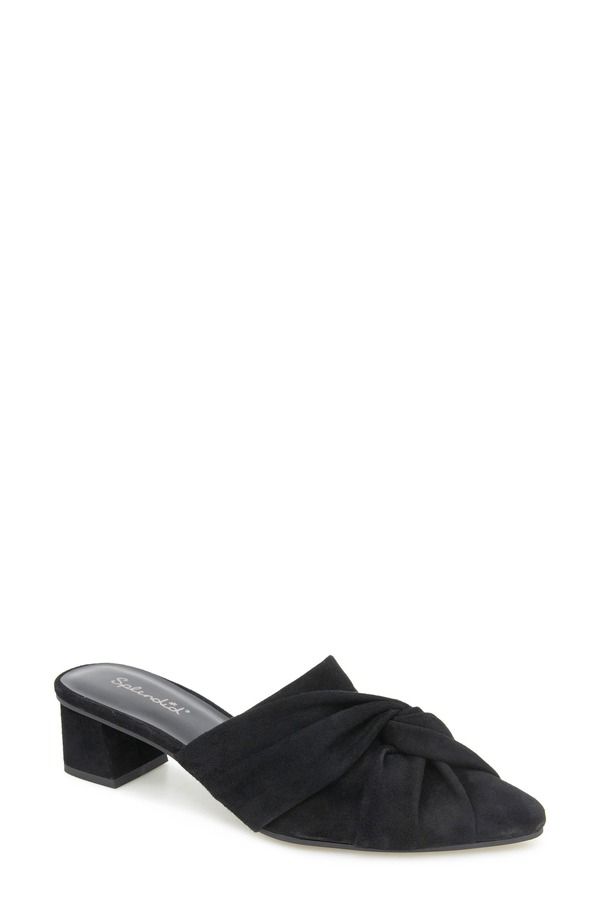 スプレンディット レディース シューズ ヒール Splendid Lanis Block Heel Mule Black ブラック