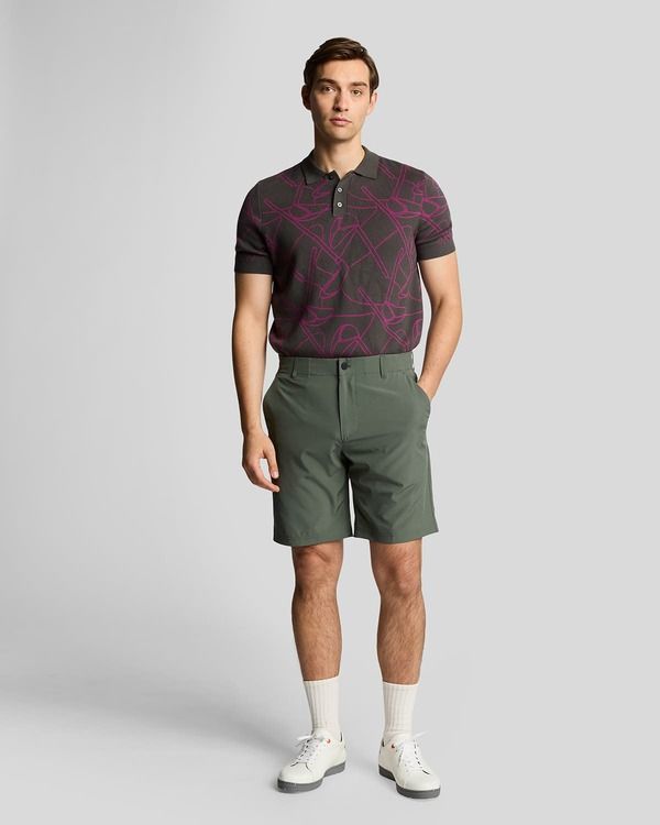 ライルアンドスコット メンズ ボトムス ハーフパンツ・ショーツ ショートパンツ Lyle Scott 5 Pocket Golf Shorts Cactus Green グリーン