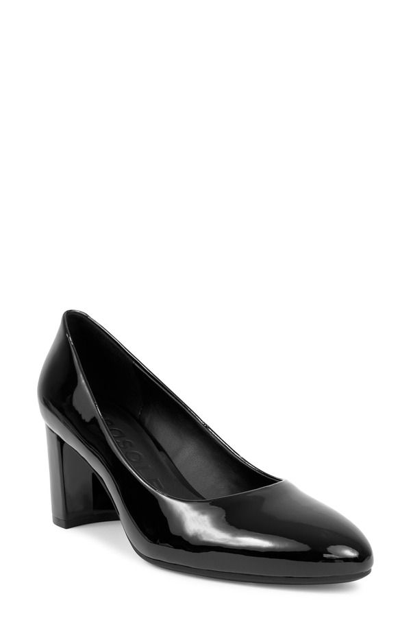 エアロソールズ レディース シューズ ヒール Aerosoles Betsy Pump Black Patent ブラック