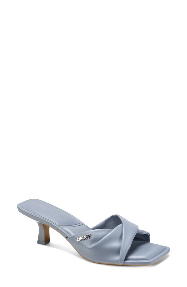 ダナ キャラン ニューヨーク レディース シューズ ヒール サンダル DKNY Jolaine Twist Sandal Slate Blue スレート