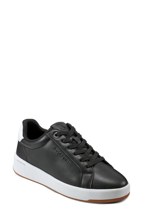 ロックポート レディース シューズ スニーカー レザー Rockport Elara Leather Sneaker Black ブラック