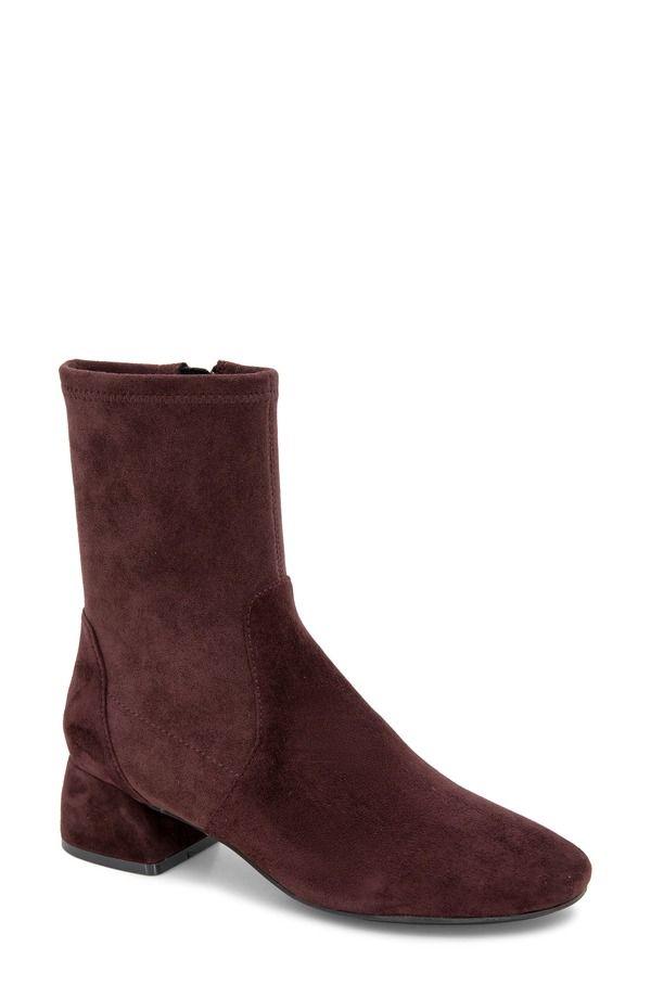 ジェントルソウルズ レディース シューズ ブーツ・レインブーツ Gentle Souls Emily Bootie Wine Suede ワイン