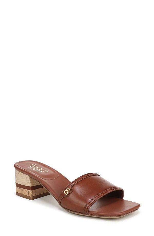 フランコサルト レディース シューズ ヒール サンダル Franco Sarto Kaori Block Heel Sandal Acorn