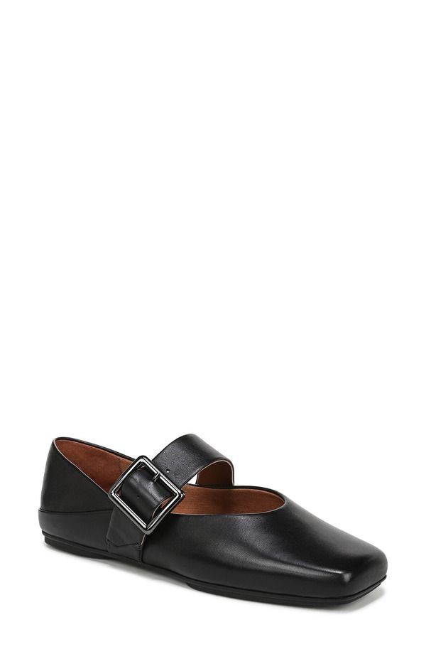 フランコサルト レディース シューズ パンプス Franco Sartoakesquare Toe Flat Black ブラック