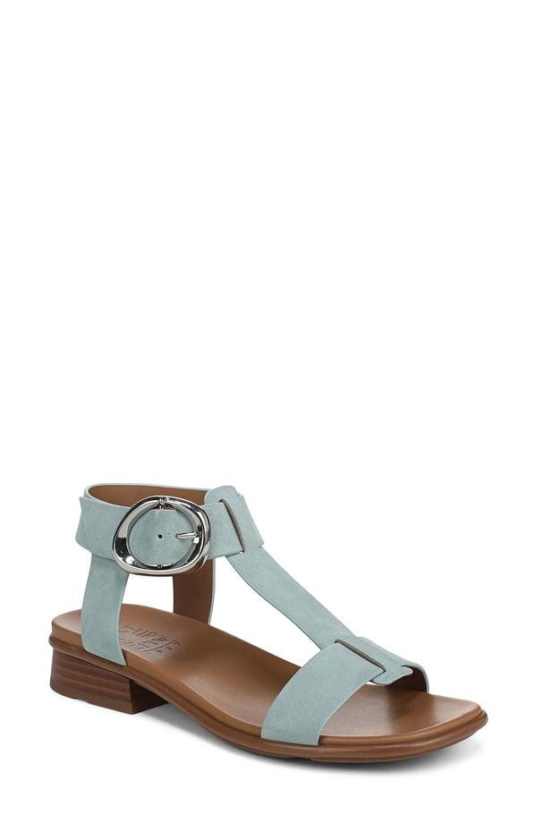 ナチュライザー レディース シューズ ヒール サンダル Naturalizer Brandy TStrap Sandal Spring Clover Green グリーン