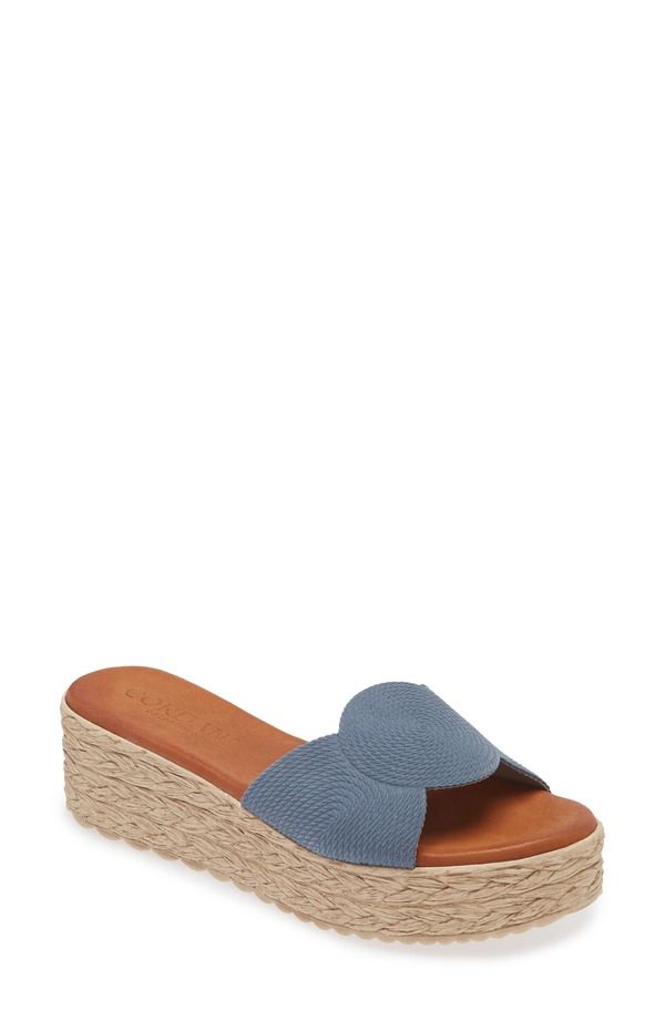 コルダーニ レディース シューズ サンダル プラットフォーム Cordani Britta Espadrille Platform Wedge Slide Sandal Jeansuede