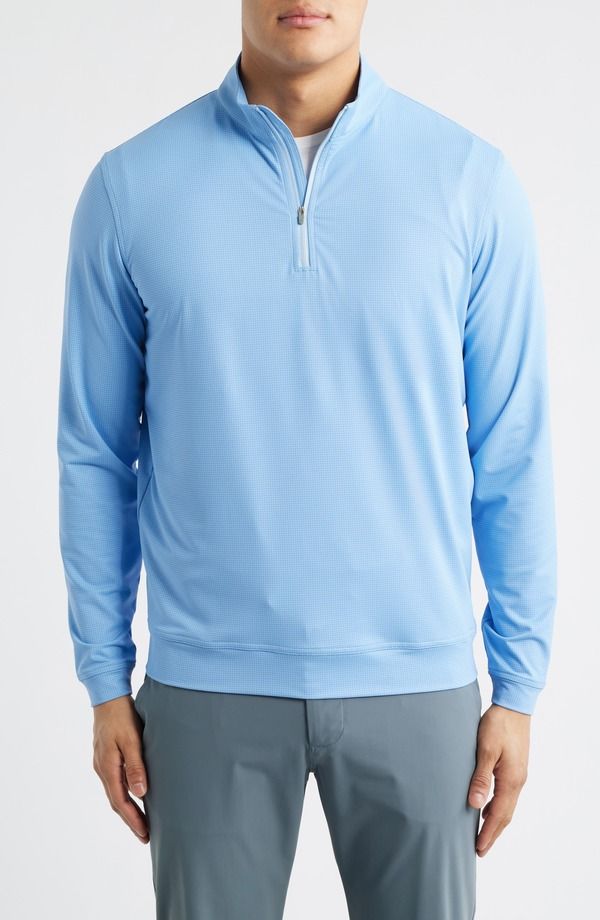 ピーター・ミラー メンズ アウター パーカー・スウェット ハーフジップ シャツ Peter Millar Perth Basketweave Quarter Ziperformance Sweatsh