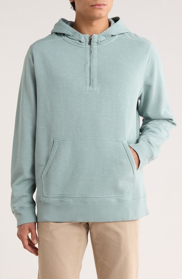 トッミーバハマ メンズ アウター パーカー・スウェット ハーフジップ Tommy Bahama Cirrus Breeze Half Zip Hoodie Dark Alpine