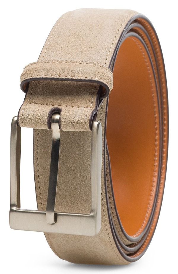 マグナーニ メンズ アクセサリー ベルト スエード Magnanni Telante Suede Belt Cream Suede クリーム