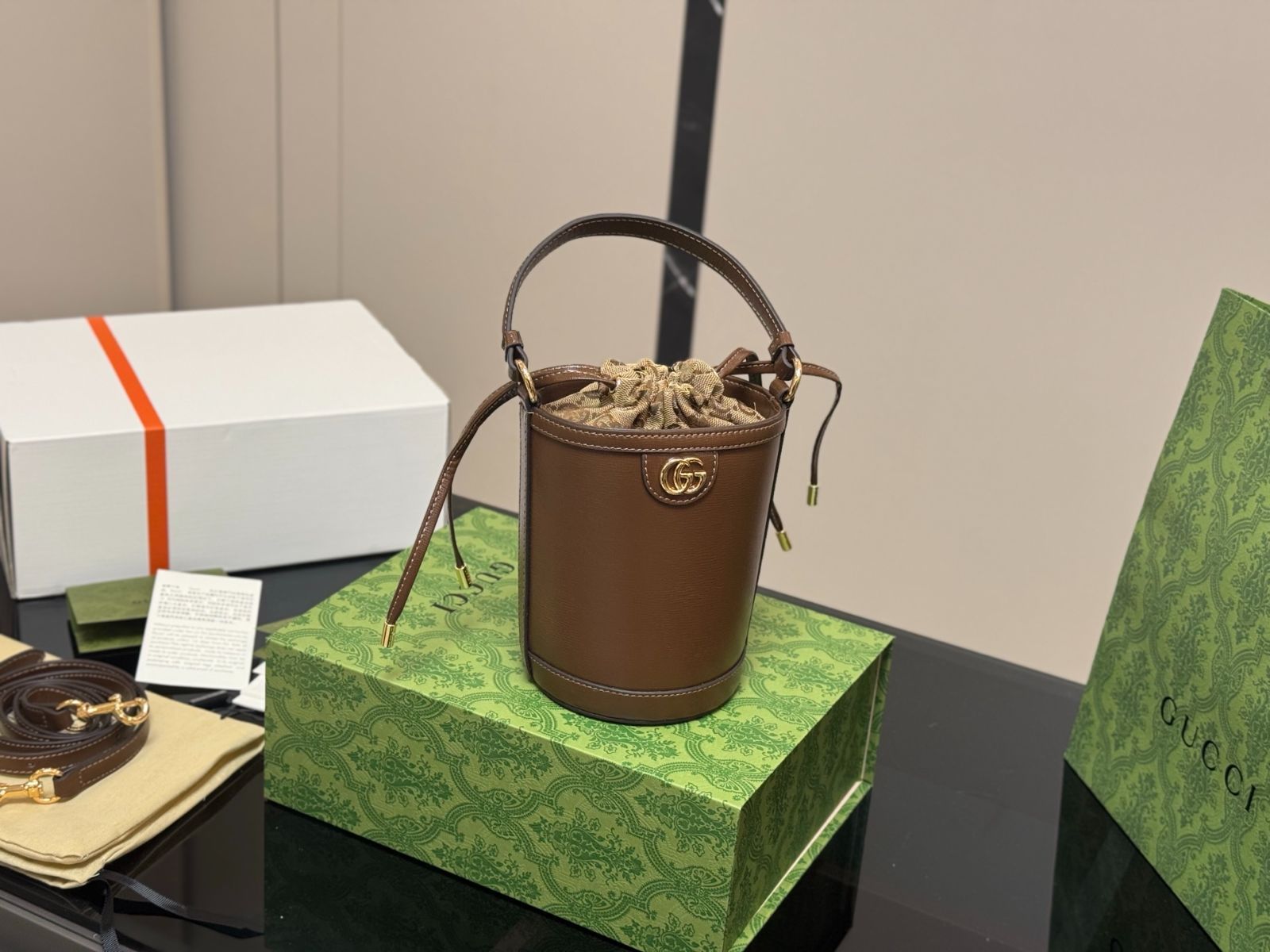 【今日特価】Gucci Ophidia バケットバッグ 12×16cm-WTO輸入