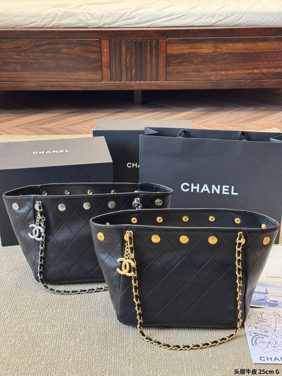 【今日特価】Chanel 25P リベット バケツ バッグ-WTO輸入2