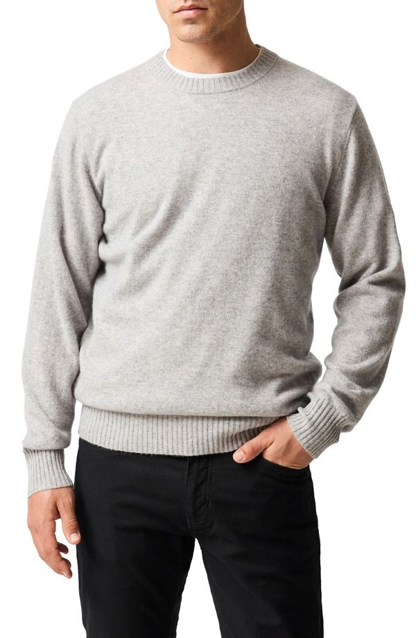 ロッドアンドグン メンズ アウター パーカー・スウェット クルーネック ウール セーター Rodd Gunn Stewart Island Wool Cahsmere Crewneck Sweater