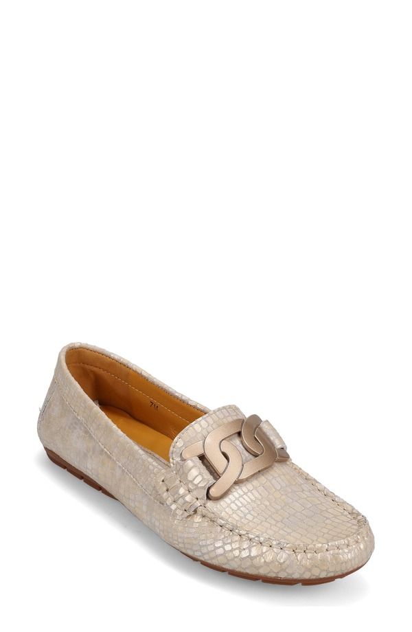 ベネリ レディース シューズ スリッポン・ローファー VANELi Aiker Driving Loafer Champagne シャンパン