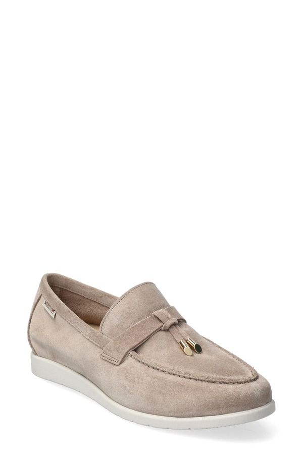 メフィスト レディース シューズ スリッポン・ローファー Mephisto Valenza Loafer Taupe Velours トープ