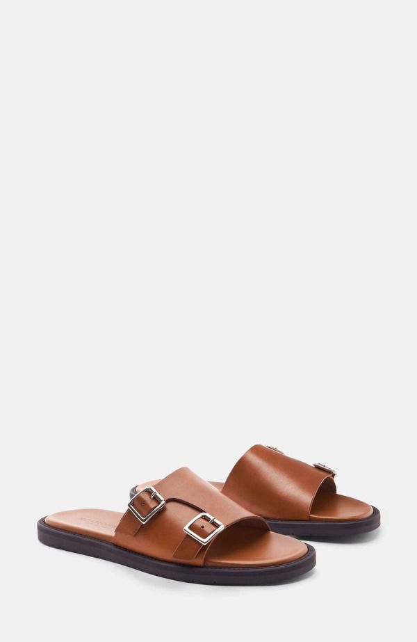 スカロッソ メンズ シューズ サンダル SCAROSSO Costantino Sandals Cognac Calf