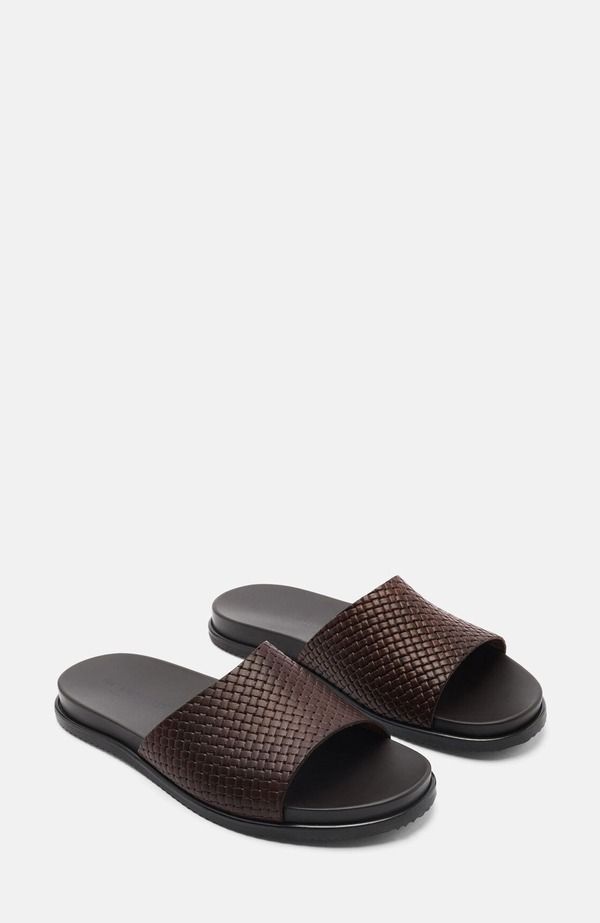 スカロッソ メンズ シューズ サンダル SCAROSSO Tito Sandals Brown Calf ブラウン