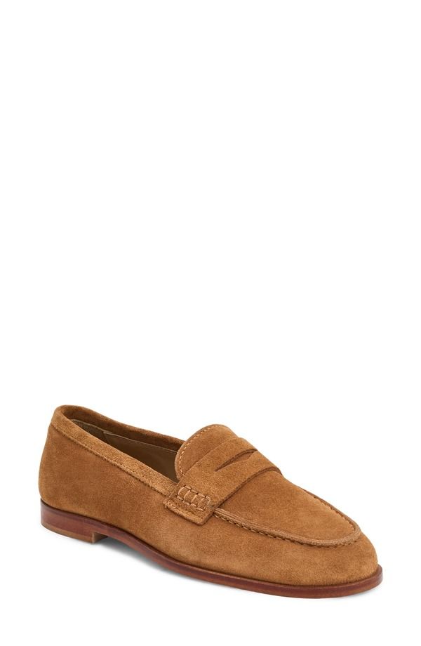 ブルーノマグリ レディース シューズ スリッポン・ローファー Bruno Maglixia Penny Loafer Cognac Suede