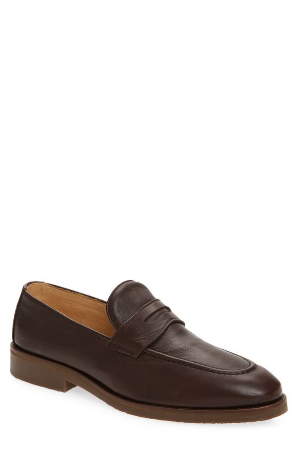 ピーター・ミラー メンズ シューズ スリッポン・ローファー Peter Millar Madison Penny Loafer Chocolate チョコレート