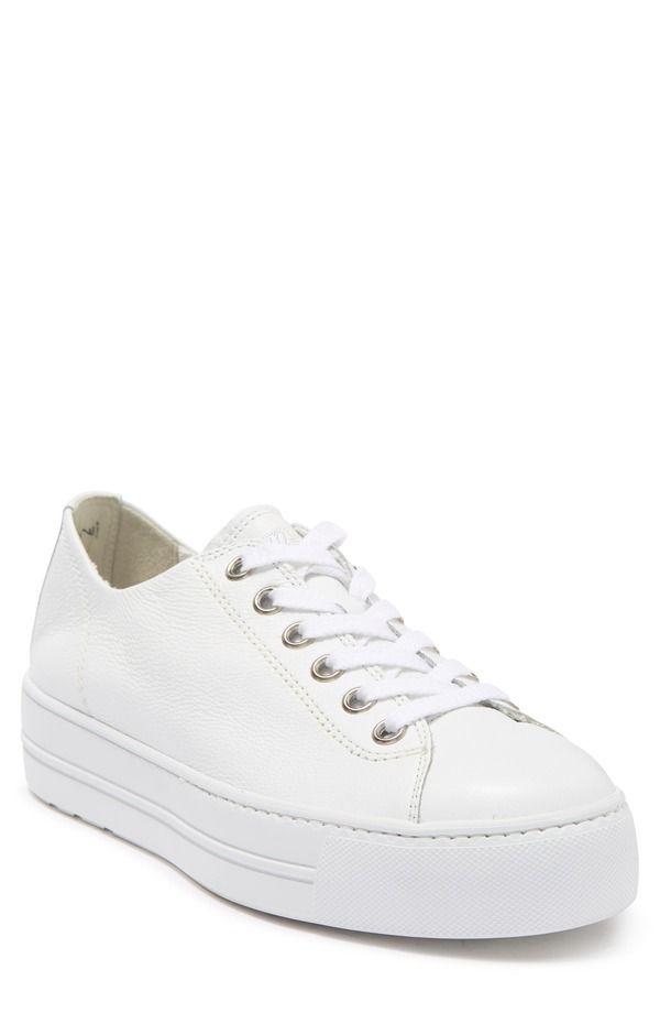 ポール・グリーン レディース シューズ スニーカー プラットフォーム Paul Green Bixby Platform Sneaker Wht Lea