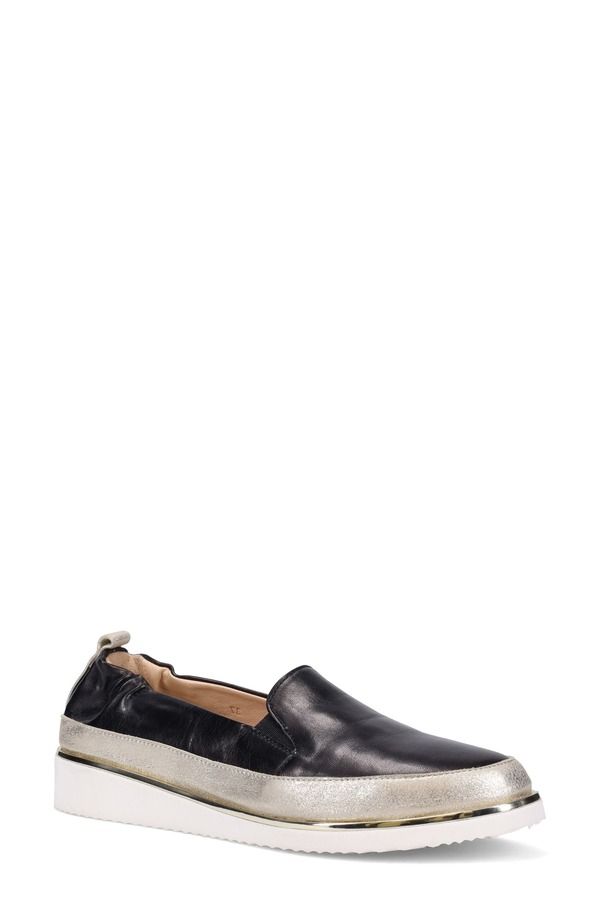 ロンホワイト レディース シューズ スニーカー Ron White Nelleca SlipOn Sneaker OnyxPlati