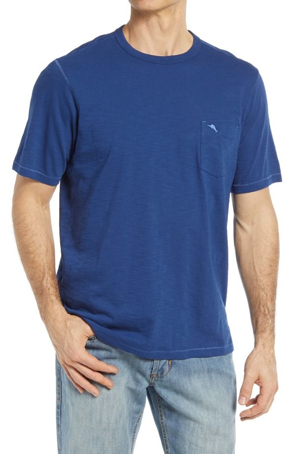 トッミーバハマ メンズ トップス Tシャツ Tommy Bahama Bali Beach TShirt Bering Blue ブルー