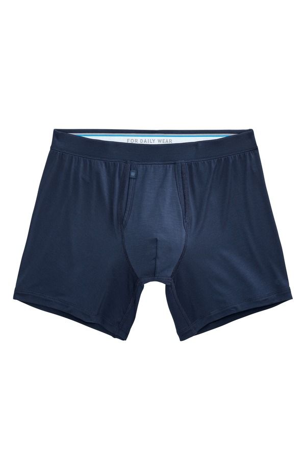 マック ウェルダン メンズ アンダーウェア ボクサーパンツ Mack Weldon SILVER HD Micromodal Boxer Briefs True Navy ネイビー