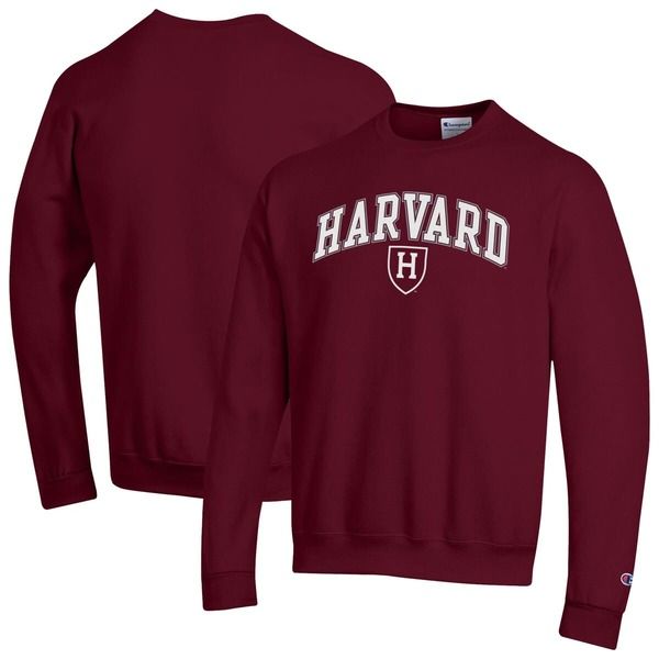 チャンピオン メンズ アウター パーカー・スウェット シャツ ロゴ MensChampion Crimson Harvard Crimson Arch Over Logo Pullover Sweat