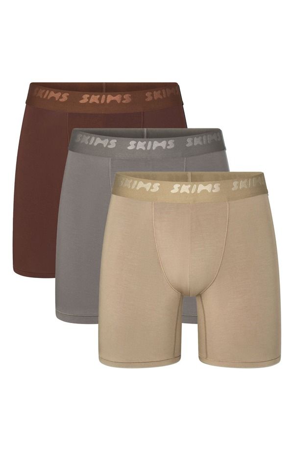 スキムズ メンズ アンダーウェア ボクサーパンツ SKIMS 3Pack 5Inch Stretch Modal Boxer Briefs Desert Multi マルチカラー