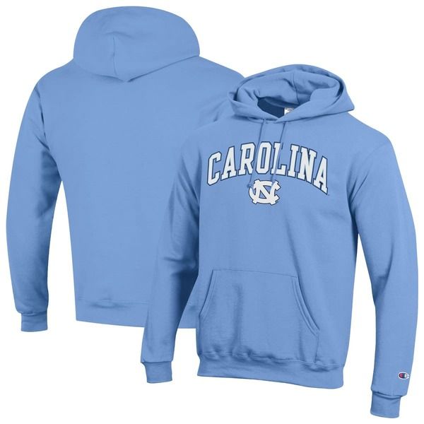チャンピオン メンズ アウター パーカー・スウェット ロゴ ヒール MensChampion Carolina Blue North Carolina Tar Heels Arch Over Logo