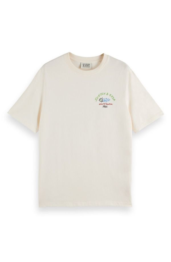 スコッチアンドソーダ メンズ トップス Tシャツ グラフィック Scotch Sodartwork Graphic TShirt Eggnog
