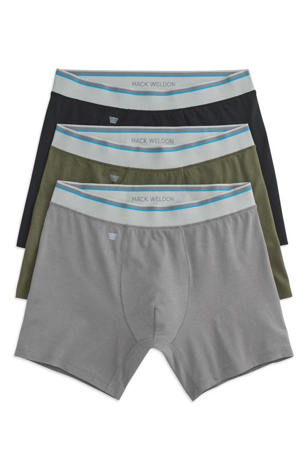 マック ウェルダン メンズ アンダーウェア ボクサーパンツ Mack Weldon 3Pack Cloud FX Boxer Briefs Commando Multi マルチカラー