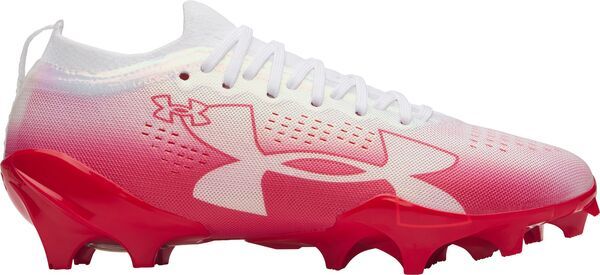 アンダーアーマー レディース シューズ スニーカー Under Armour Blur Pro Football Cleats WhiteRedRed ホワイト