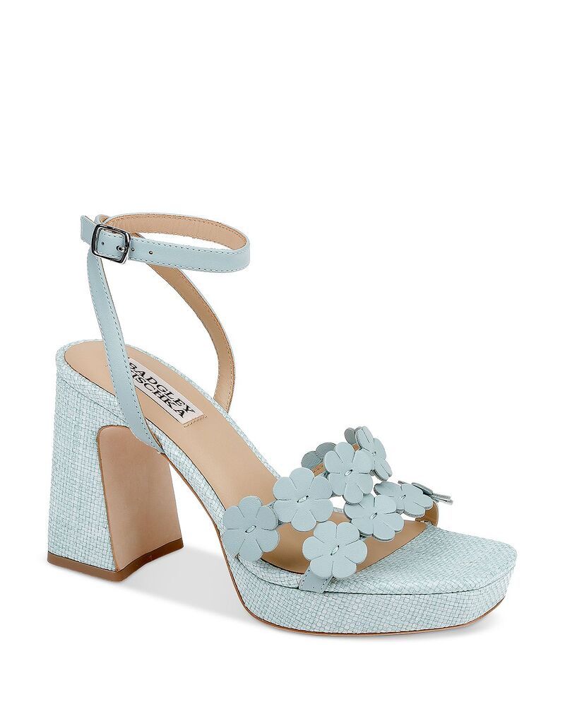 バッジェリーミシュカ レディース シューズ サンダル Badgley Mischka Womens Waverly Sandals Ocean Leather