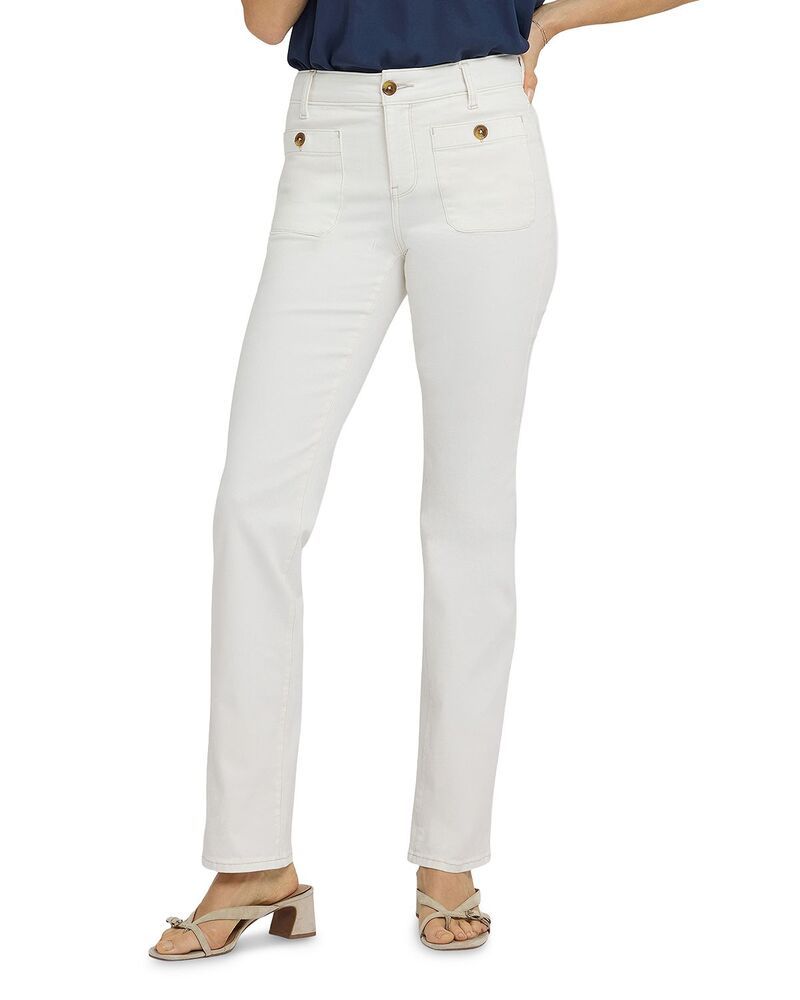エヌワイディージェイ レディース ボトムス デニムパンツ ヴィンテージーンズ NYDJ Marilyn High Rise Patch Pocket Straight Jeans in Vintage