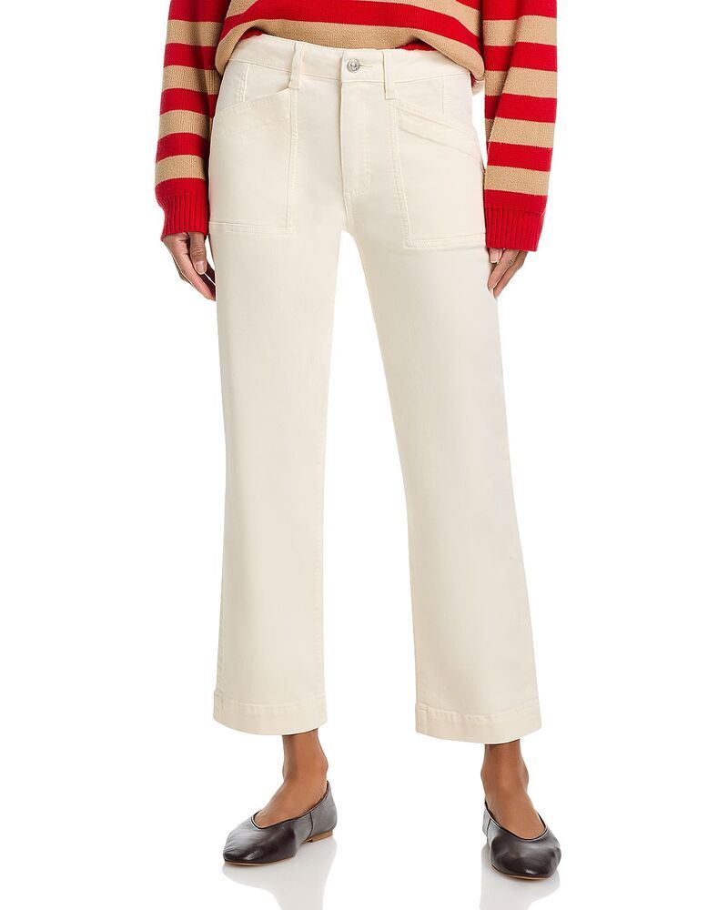 ペイジ レディース ボトムス デニムパンツ アンクル ジーンズ PAIGE Quincy Mid Rise Ankle Straight Jeans in Quartz Sand Quartz San