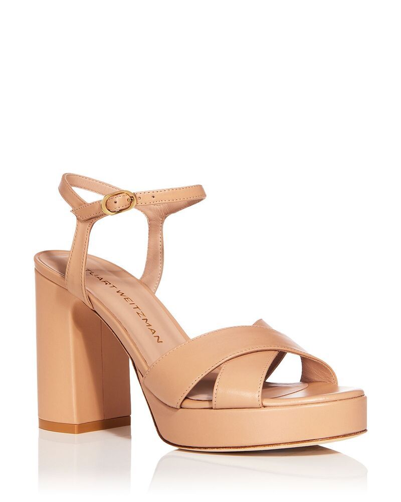 スチュアート ワイツマン レディース シューズ サンダル プラットフォーム Stuart Weitzman Womens Dayna Crisscross Platform Sandals Light
