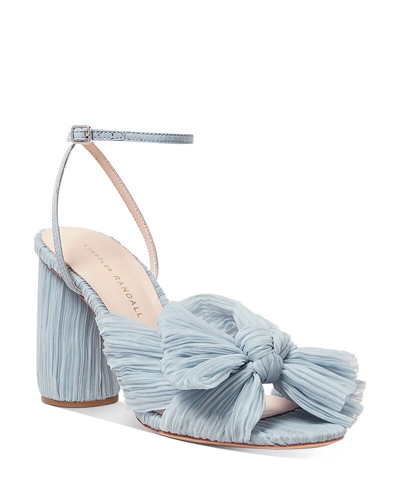 ロフラー ランダル レディース シューズ サンダル ヒール Loefflerandall Womens Camellia Bow Higheel Sandals BlueBlue ブルー