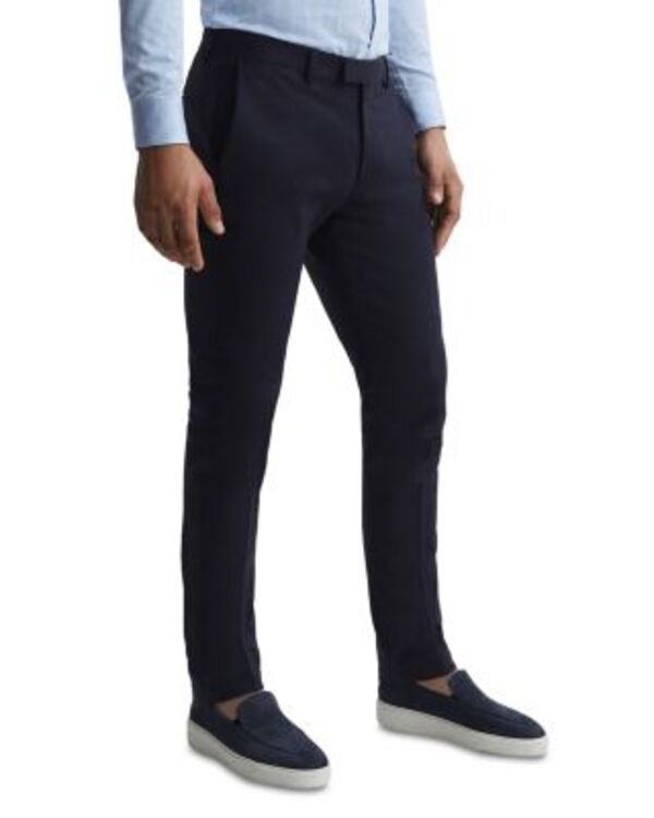 レイス メンズ ボトムス カジュアルパンツ スリムフィット REISS Eastbury Slim Fit Chino Pants Navy ネイビー