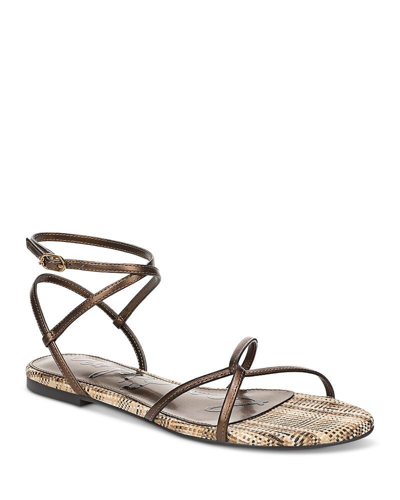 サムエデルマン レディース シューズ サンダル Sam Edelman Womens Ellina Strappy Sandals Bronze Metallic メタリック
