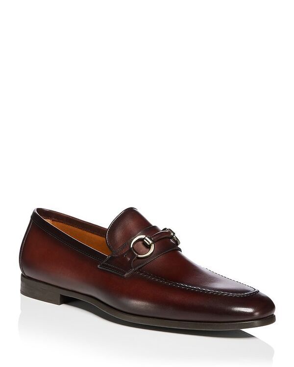 マグナーニ レディース シューズ スリッポン・ローファー ローファー Magnanni Mens Bennett II Bit Loafers Exclusive Brown ブラウン