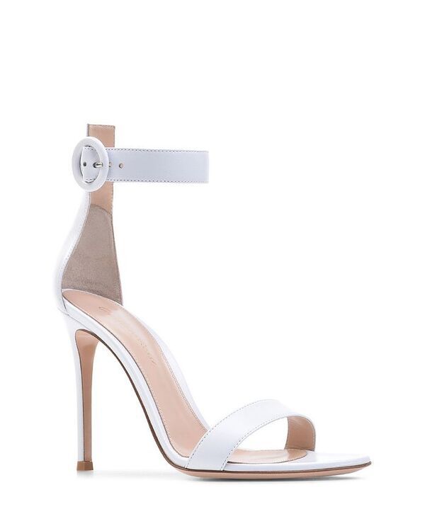 ジャンヴィト ロッシ レディース シューズ サンダル Gianvito Rossi Womens Portofino 105 Sandals White Nappa Leather ホワイト