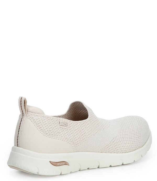 スケッチャーズ レディース シューズ スニーカー Skechers Womens Arch Fit Refine 20 Copper Chic Slip Ons Natural