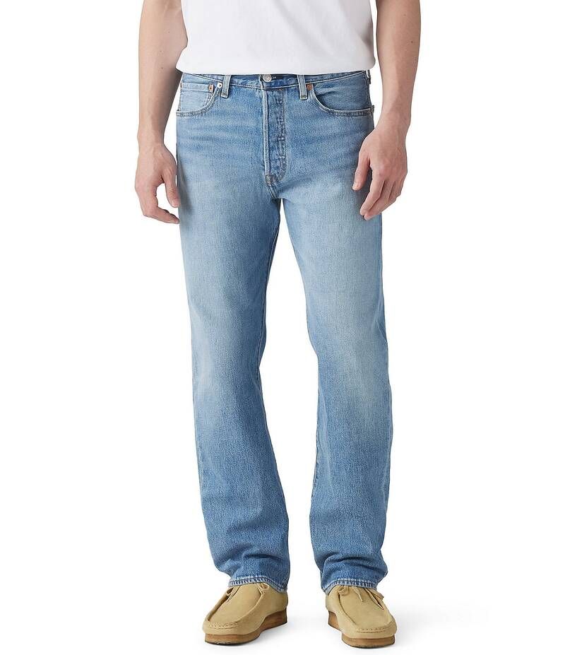 リーバイス メンズ ボトムス デニムパンツ レギュラーフィット ジーンズ LevisR 501R Original Regular fit Jeans Medium Blue ブルー