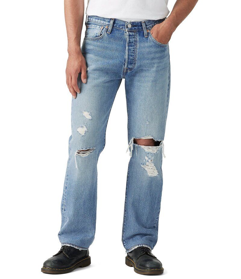 リーバイス メンズ ボトムス デニムパンツ ストレート ジーンズ LevisR 501R Original Fit Straight Leg Jeans Lookin Good