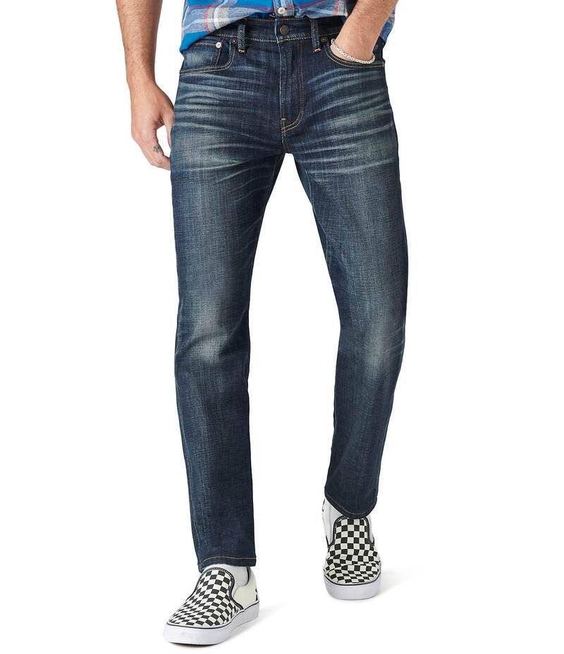 ラッキーブランド メンズ ボトムス デニムパンツ ストレート ジーンズ Lucky Brand CoolMax Stretch Straight Leg Jeans Leon Park