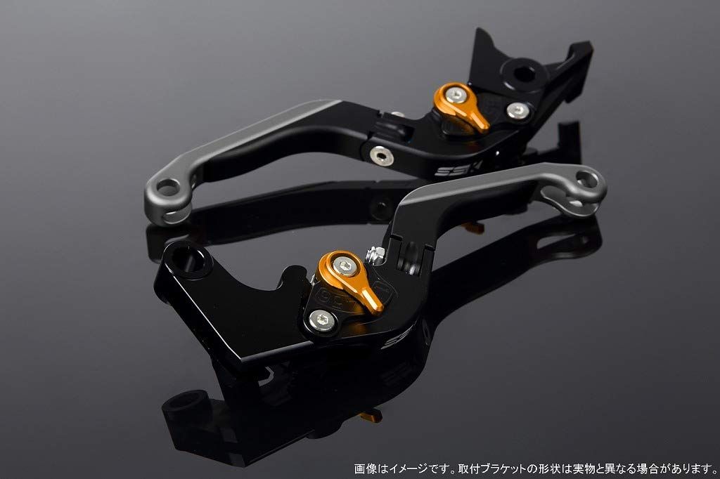 新着商品 SSK スピードラ アジャストレバーセット 可倒延長式 レバー本体カラー:マットブラック アジャスターカラー:マットゴールド エクステンションカラー:マットチタン YAMAHA XMAX
