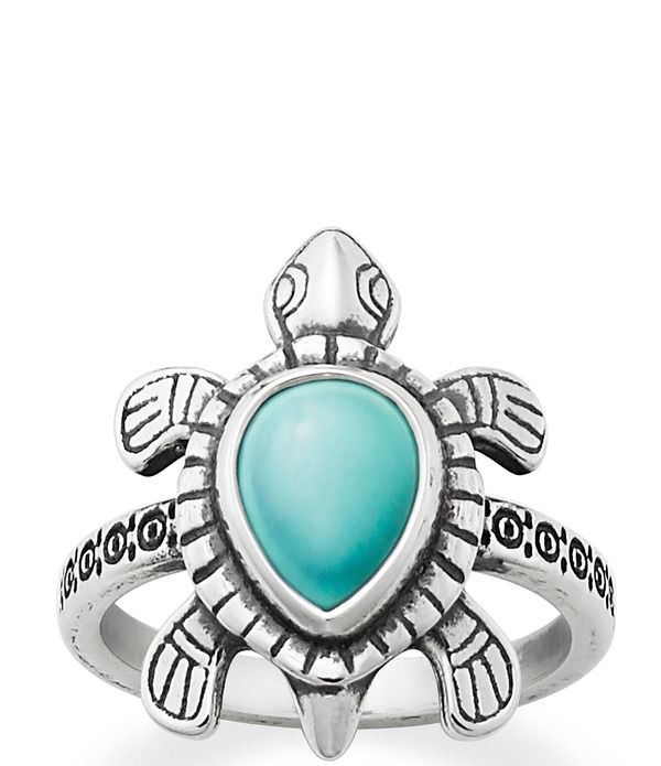 ジェームズ エイヴリー レディース アクセサリー 指輪 James Avery Turtle Ring Turquoise ターコイズ