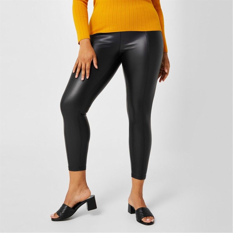 ビバ レディース ボトムス カジュアルパンツ Biba PU Stretch Legg Ld00 Black ブラック