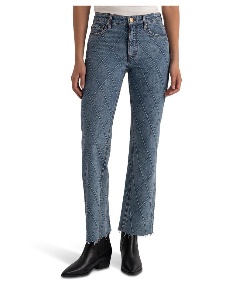 カットフロムザクロス レディース ボトムス デニムパンツ アンクル KUT from the Kloth Kelsey Highrise Fab Ankle Flarenset Leg Abloom