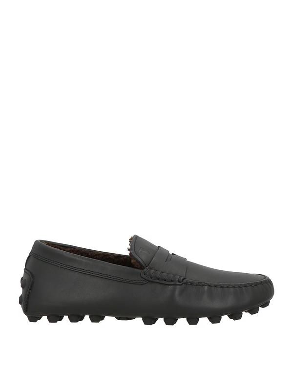 トッズ メンズ シューズ スリッポン・ローファー TODS モカシン Black ブラック